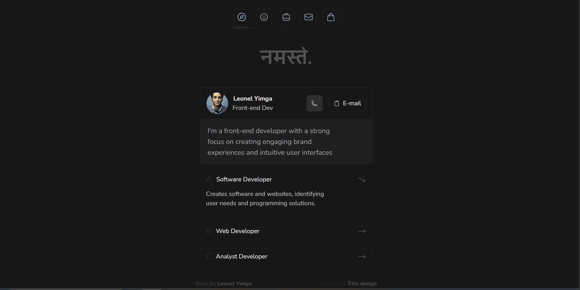 portfolio template 2